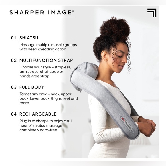 NWT Sharper image full body massager - Picture 4 of 4